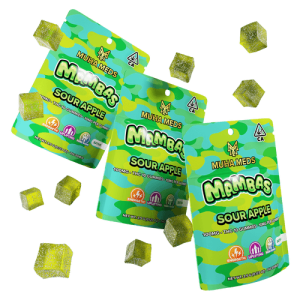 Muha Meds Sour Apple gummies Mambas